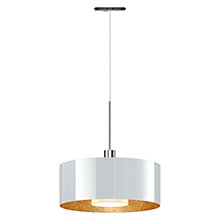 Bruck Cantara Hanglamp LED voor All-in Track chroom glimmend/glas wit/goud - 30 cm