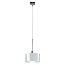 Bruck Cantara Hanglamp voor Duolare Track chroom mat/glas wit - 19 cm