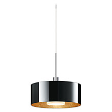 Bruck Cantara, lámpara de suspensión LED para Maximum Sistema cromo brillo/vidrio negro/dorado - 30 cm