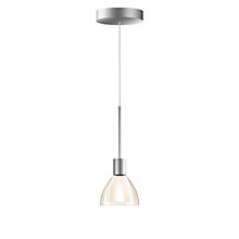 Bruck Silva, lámpara de suspensión LED baja tensión cromo mate/vidrio ahumado - 11 cm , Venta de almacén, nuevo, embalaje original