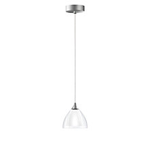 Bruck Silva lámpara de suspensión cromo mate/vidrio translúcido/opalino - 11 cm , Venta de almacén, nuevo, embalaje original