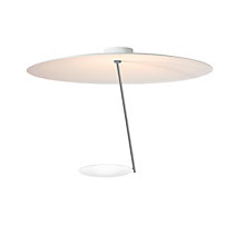 Catellani & Smith Lederam C, lámpara de techo LED blanco/níquel/blanco - ø50 cm