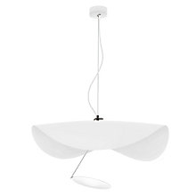 Catellani & Smith Lederam Manta Pendelleuchte LED weiß/weiß/weiß - ø60 cm , Lagerverkauf, Neuware