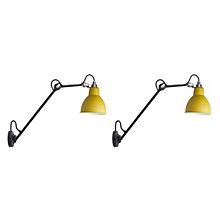 DCW Lampe Gras No 122 sæt med 2 sort/gul - uden switch