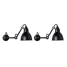 DCW Lampe Gras No 204 lot de 2 noir/noir - 20 cm - sans interrupteur
