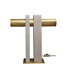 DCWéditions Dcw Pi, gris/latón – Lámpara de sobremesa led — imagen 2