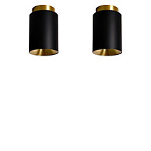 DCW Tobo Ceiling Light set of 2 black/black - 8,5 cm