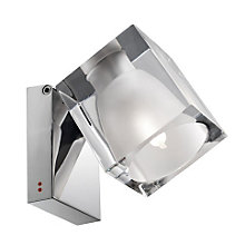 Fabbian Cubetto Lampada da soffitto/parete orientabile trasparente - g9