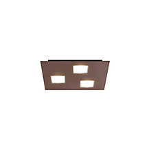 Fabbian Quarter, lámpara de techo/pared marrón mate - 30 cm