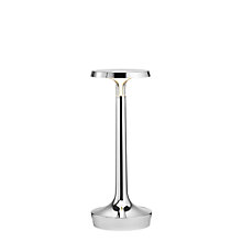 Flos Bon Jour Unplugged Acculamp LED body chroom glimmend/zonder kroon