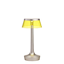 Flos Bon Jour Unplugged Lampe rechargeable LED corps chrome mat/couronner jaune , fin de série