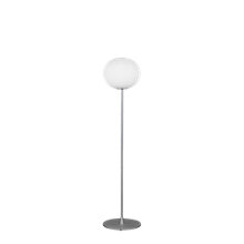 Flos Glo-Ball, lámpara de pie gris aluminio - ø33 cm - 175 cm