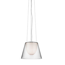 Flos Ktribe, lámpara de suspensión transparente - 39,5 cm