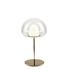 Fontana Arte Thea, lámpara de sobremesa LED cobre/blanco - ø24 cm