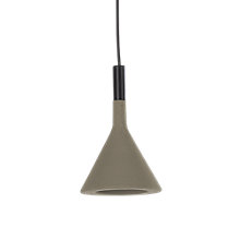 Foscarini Aplomb, lámpara de suspensión gris - ø11,5 cm