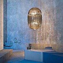 Foscarini Plass Sospensione gris - grande — imagen 3