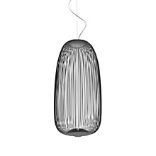 Foscarini Spokes 1, lámpara de suspensión LED grafito - conmutable