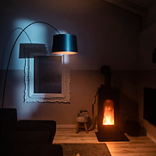 Foscarini Twiggy Elle, de arco Led burdeos – Lámpara — imagen 3