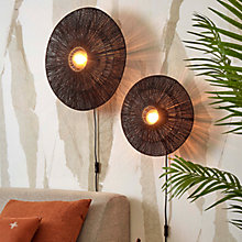 Good & Mojo Iguazu, natural - 55 cm – Lámpara de pared — imagen 4
