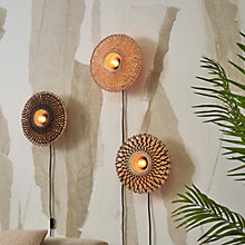 Good & Mojo Kalimantan, negro - 30 cm – Lámpara de pared — imagen 4