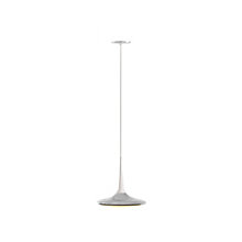 Grau Falling Leaf Lampada da incasso a sospensione LED cromo/bianco - 600 cm