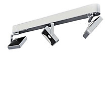 Grau Studio Plafonnier en saillie LED 3 foyers - linéaire chrome/noir - 2.700 K