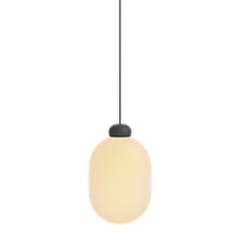 Grau Sun Pendant Light LED black - height-adjustable