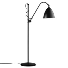 Gubi BL3, lámpara de pie negro/negro - ø21 cm