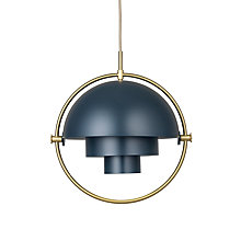 Gubi Multi-Lite Suspension laiton/vert - ø36 cm