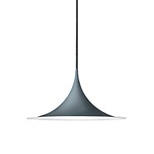 Gubi Semi, lámpara de suspensión antracita - ø47 cm