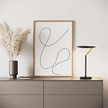 Helestra Elara, negro/oro – Lámpara de sobremesa led — imagen 3