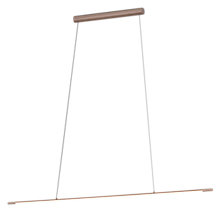 Helestra Leda, café - 155 cm – Lámpara de suspensión led — imagen 2