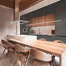 Helestra Leda, café - 155 cm – Lámpara de suspensión led — imagen 3