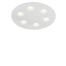 Helestra Nomi, lámpara de techo LED redonda blanco