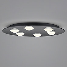 Helestra Nomi, redonda negro – Lámpara de techo led — imagen 3