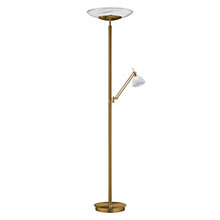 Hell Findus Floor Lamp LED brown - with reading light