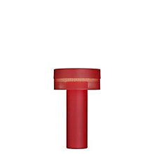 Hell Mesh, lámpara recargable LED rojo indio - 24 cm