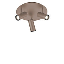 Hell Polo Ceiling Light 3 lamps taupe - round
