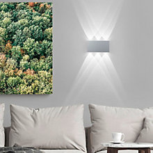 Hell Stream, gris claro – Lámpara de pared led — imagen 4