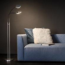 Holtkötter Flex Twin, negro/negro – Lámpara de pie led — imagen 3