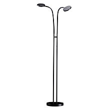 Holtkötter Flex Twin, negro/negro – Lámpara de pie led — imagen 2