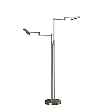 Holtkötter Plano Twin, lámpara de pie Led aluminio mate — imagen 2