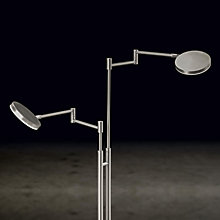 Holtkötter Plano Twin, lámpara de pie Led aluminio mate — imagen 6