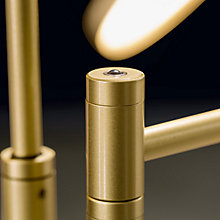 Holtkötter Plano Twin, lámpara de pie Led aluminio mate — imagen 5