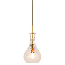 It's about RoMi Brussels Hanglamp transparant/goud - ø13 cm