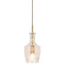 It's about RoMi Brussels Hanglamp transparant/goud - ø14 cm