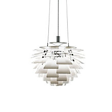 Louis Poulsen PH Artichoke, lámpara de suspensión metal - blanco - ø48 cm