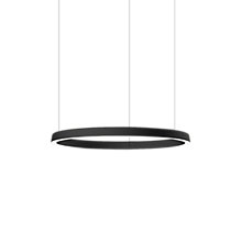 Luceplan Compendium Circle Lampada a sospensione LED nero - 72 cm