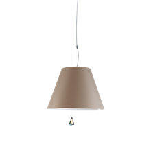 Luceplan Costanza Hanglamp lampenkap hazelnoot - ø50 cm - trekkoord