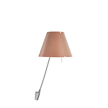 Luceplan Costanza Wandlamp lampenkap nougat - vast - met schakelaar